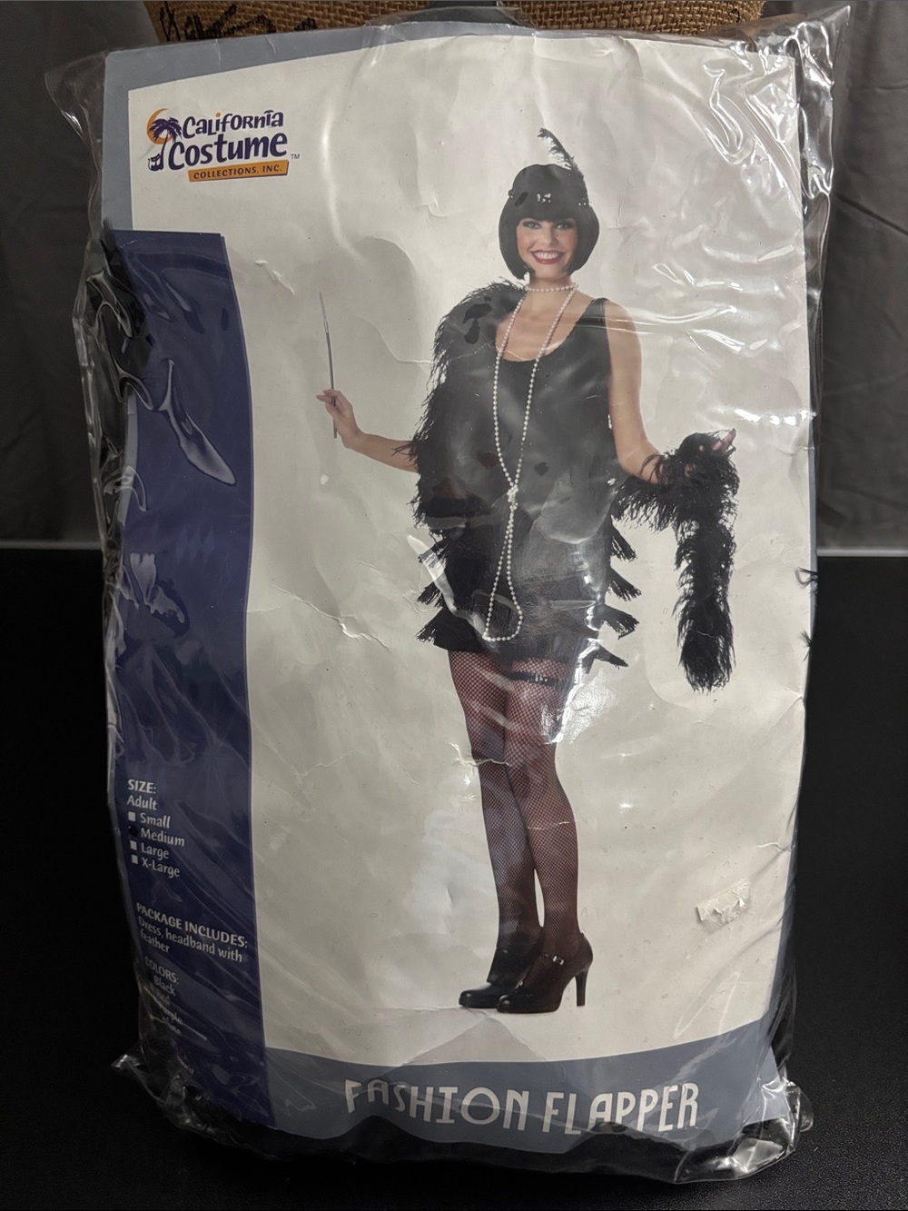 California Costume Black Fashion Flapper Costume